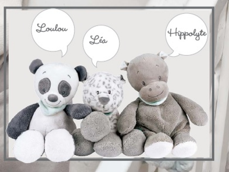 Peluche Panda Loulou - 28 cm Peluche Panda Loulou - 28 cm